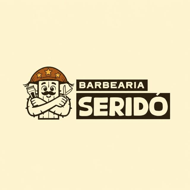 Logo de Barbearia Seridó